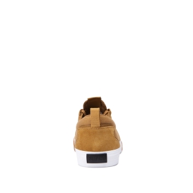 Supra Womens FLOW Tan/White/Gum Skate Shoes | CA-81054